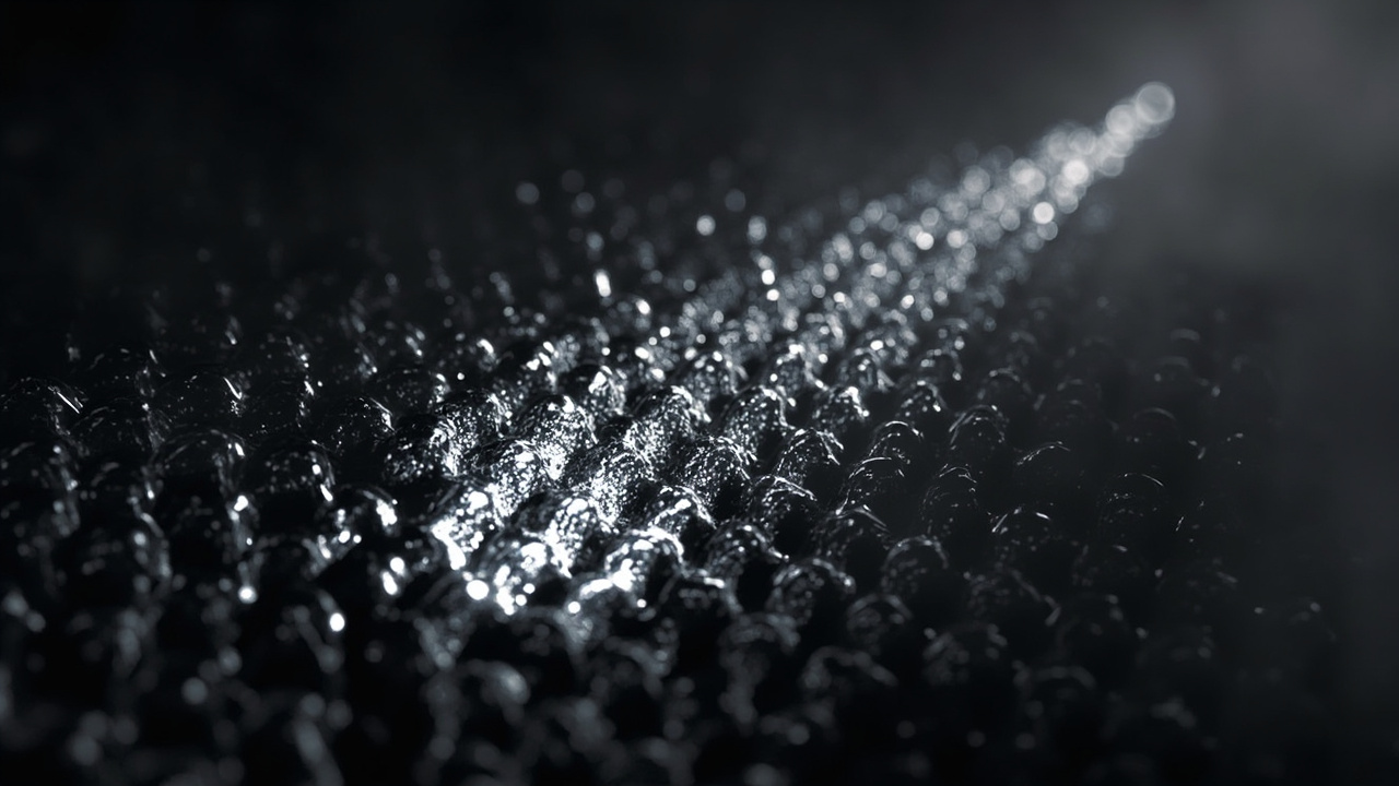 Imagen editorial generada por IA sobre Un nanomaterial cambia con el aire y conserva magnetismo a temperaturas mucho más altas.