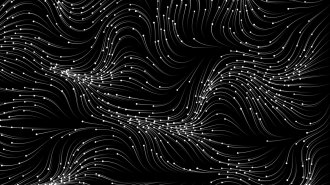 Visualización artística de un plasma brillante dentro de una cámara toroidal de fusión.