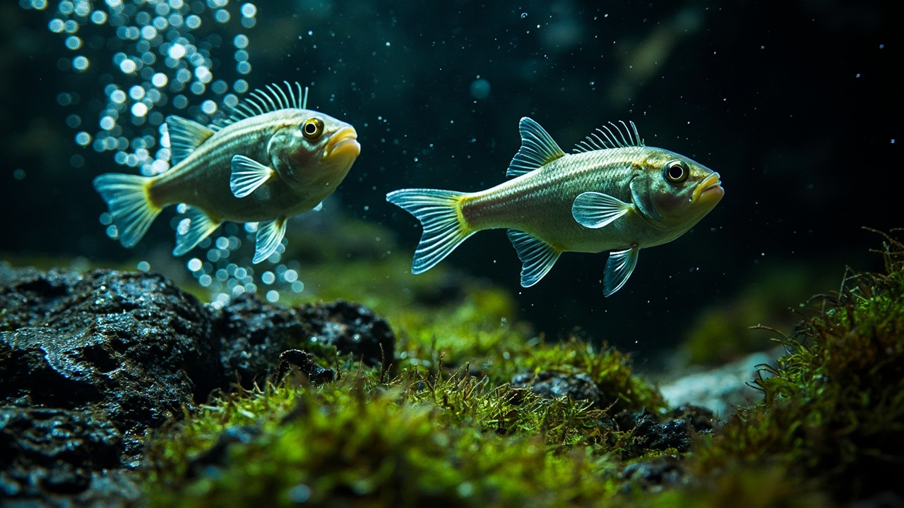 Imagen editorial generada por IA sobre Los peces de aguas termales de Islandia comen de más y engordan más para sobrevivir al calor.