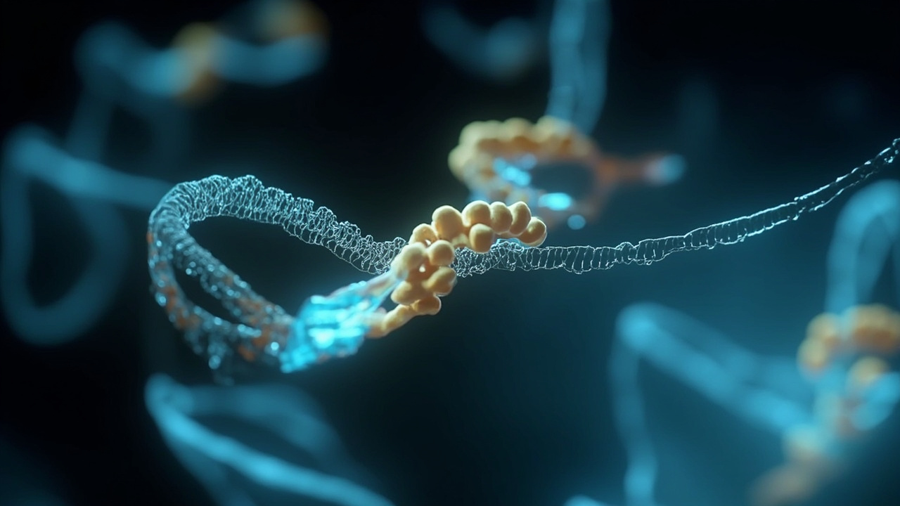 Imagen editorial generada por IA sobre Plataforma CRISPR acerca pruebas moleculares sensibles al hogar en 30 minutos.