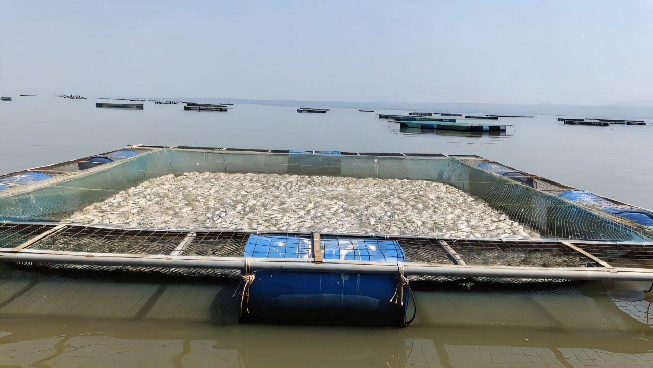 Vista del lago Victoria cerca de Dunga Beach, en Kisumu, donde se instalaron sensores de calidad del agua.